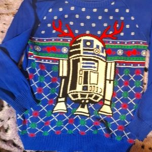 Sweaters Medium Blue Green Star Wars